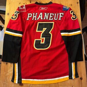 Dion Phaneuf Calgary Flames Reebok Jersey